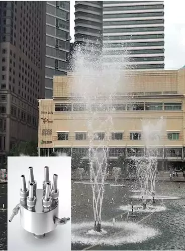 ROTATING FOUNTAIN NOZZLES