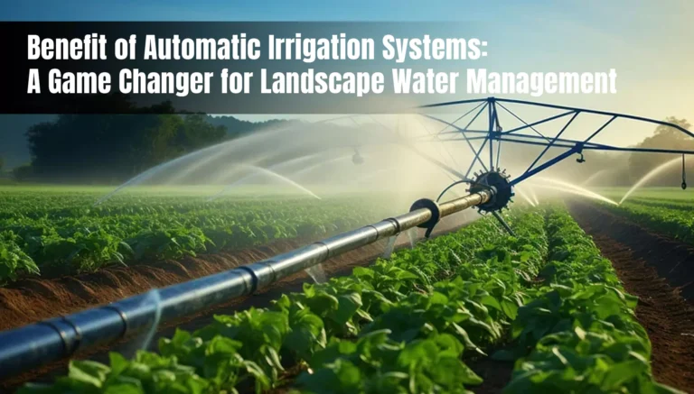 Benefit of Automatic Irrigation Systems: A Game Changer for Landscape Water Management